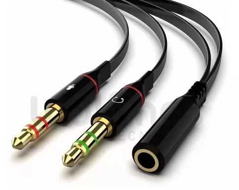 CABLE AUDIO PLUG 2 JACK C CONTROL DE VOLUMEN 3 METROS
